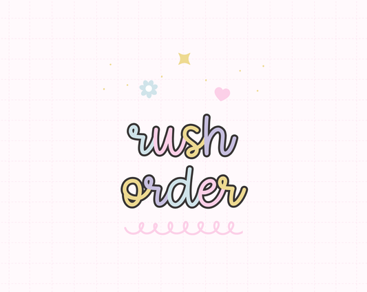 Custom Party Banner - RUSH MY ORDER