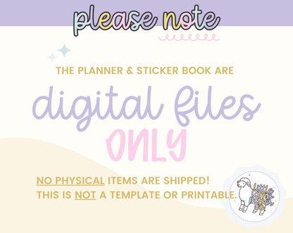 Weekly Digital Planner 2026 - Undated Goodnotes Planner - Digital Stickers - Colorful Self Care Planner - Rainbow iPad Planner - SH01 - Blog Pixie